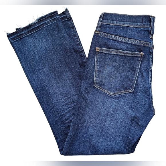 Madewell Women's "Cali Demi Boot" cropped/mini flare raw hem, size 25 - Picture 8 of 10